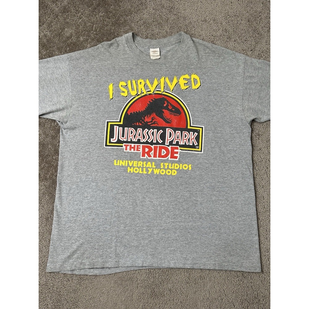Vintage Tshitr 1996 Jurassic Park Dinosaur Universal Studios Hollywood Size XXL - Picture 2 of 7